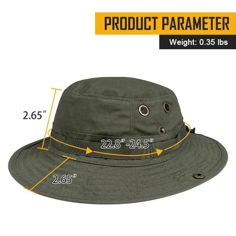 Casquette tactique MOLLE IDOGEAR 3620 - Bonnet pêche réglable avec bandeaux modulaires camouflage