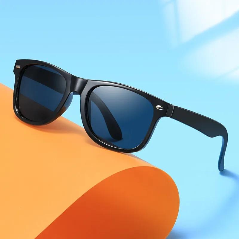 Lunettes de soleil polarisées enfants pour pêche - Design coloré en silicone UV400