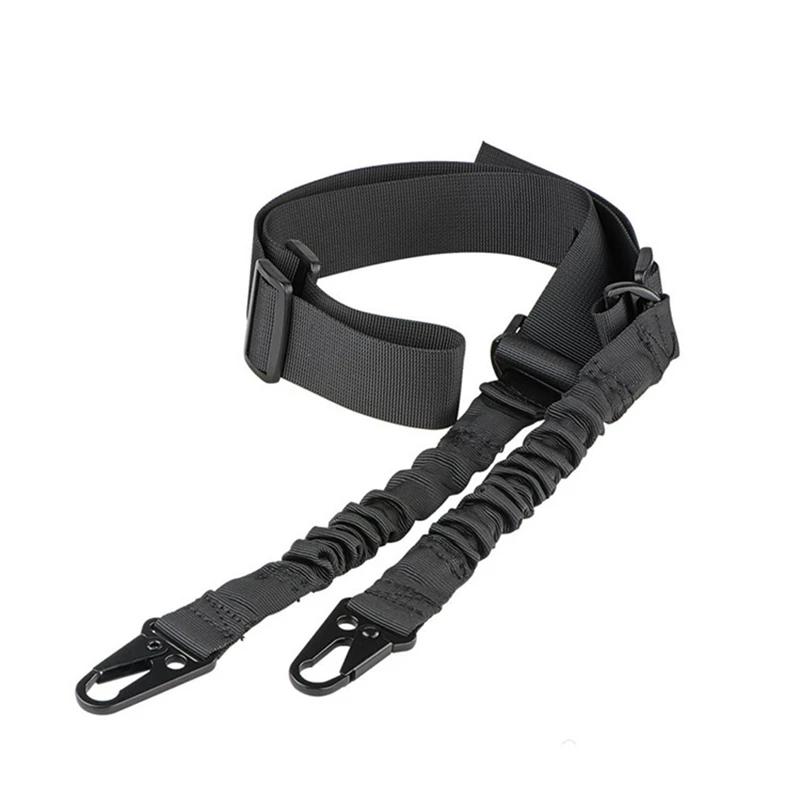 Bretelle fusil 2 points avec crochet rapide, accessoire chasse pêche AK M4 confortable