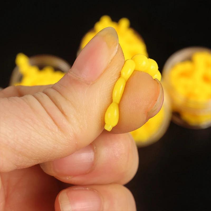 Perles de maïs flottantes silicone 2-5mm appâts artificiels pour carpe amour et montages