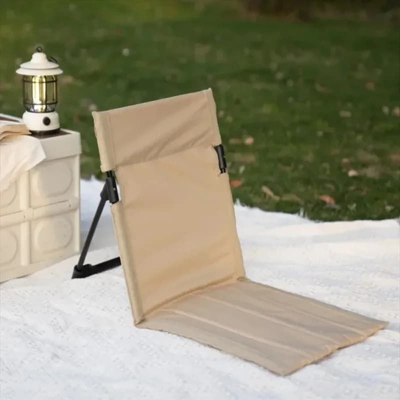 Chaise pliante de jardin et pêche légère avec dossier pour confort optimal en extérieur