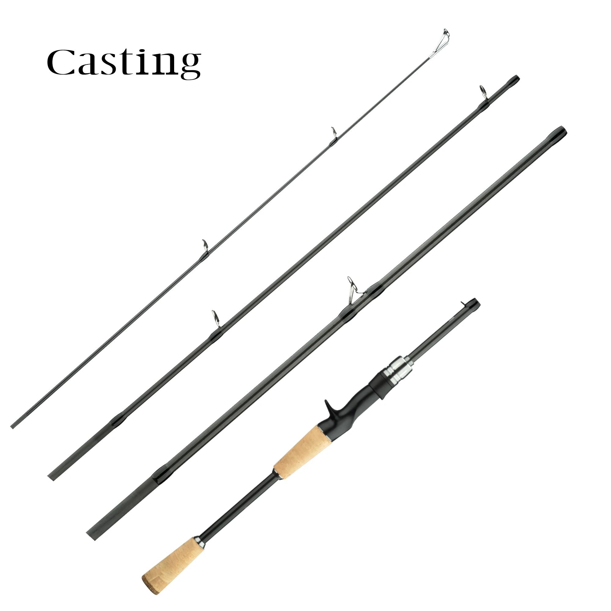Canne spinning carbone BIUTIFU voyageur 5-35g M Fast, ultralégère pour truite et petits leurres casting