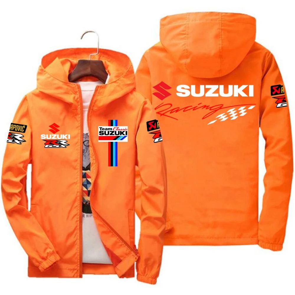 Veste Suzuki Racing printemps automne homme coupe-vent décontractée sport outdoor couple tendance