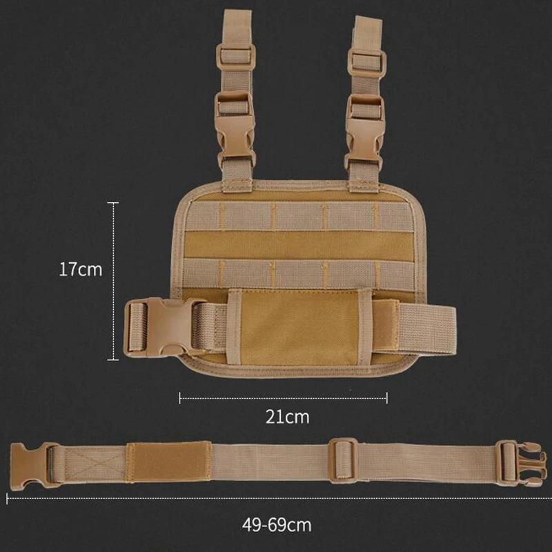 Plateforme jambe tactique molle réglable poche cartouches pêche équipement extérieur