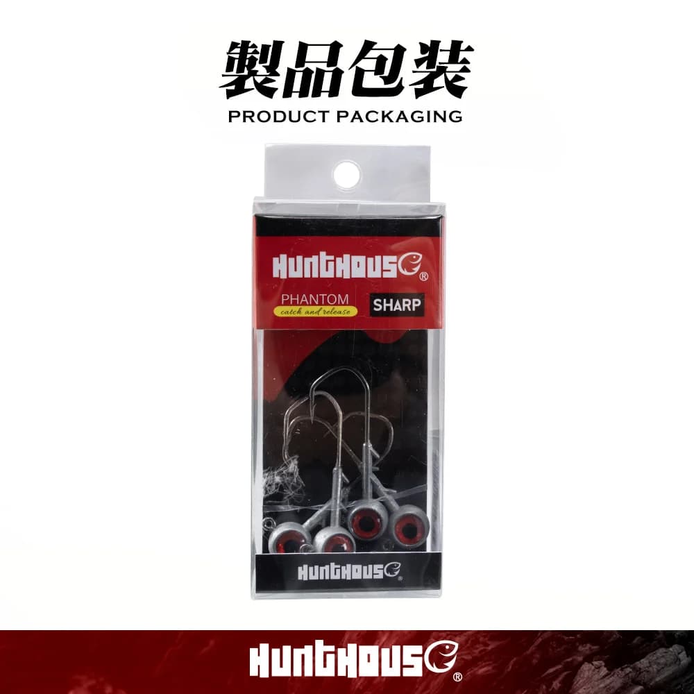 Hameçons de pêche Ajing Hunthouse 5g 7g 10g 14g, tête plombée zinc pour leurre rockfish et sébaste