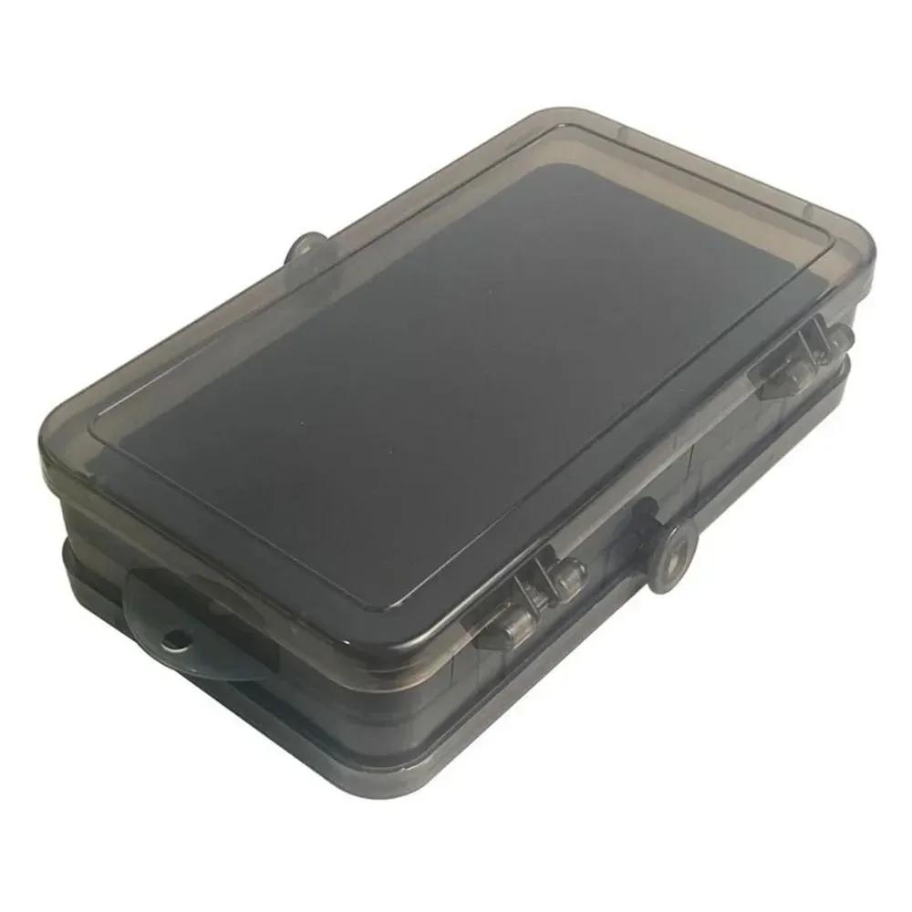 Boîte pêche double face éponge - Rangement leurres hameçons accessoires carpe portable