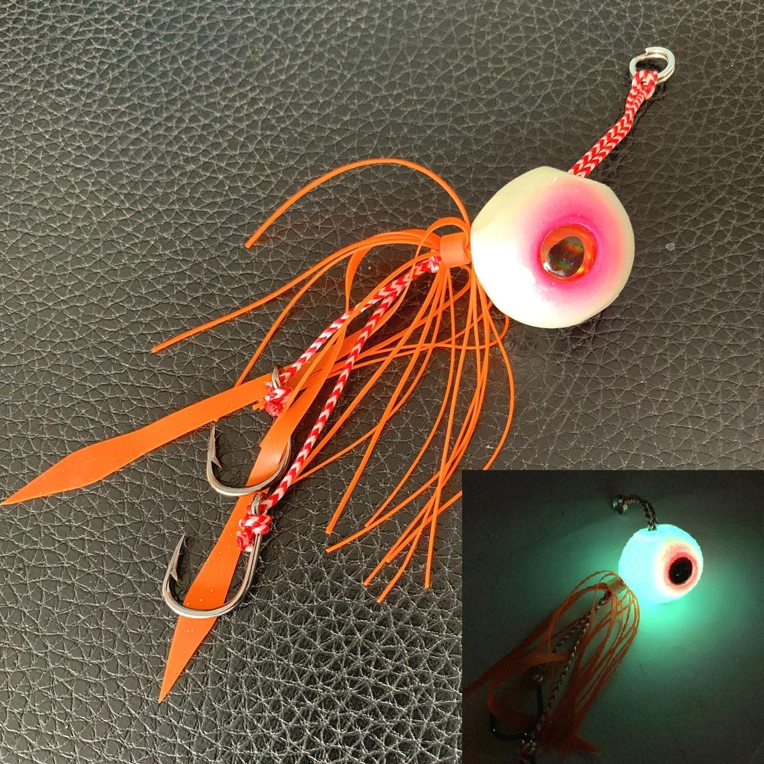 Leurre lumineux tenya madai pour pêche mer - jig kabura appât crevette lumineux pêche nocturne
