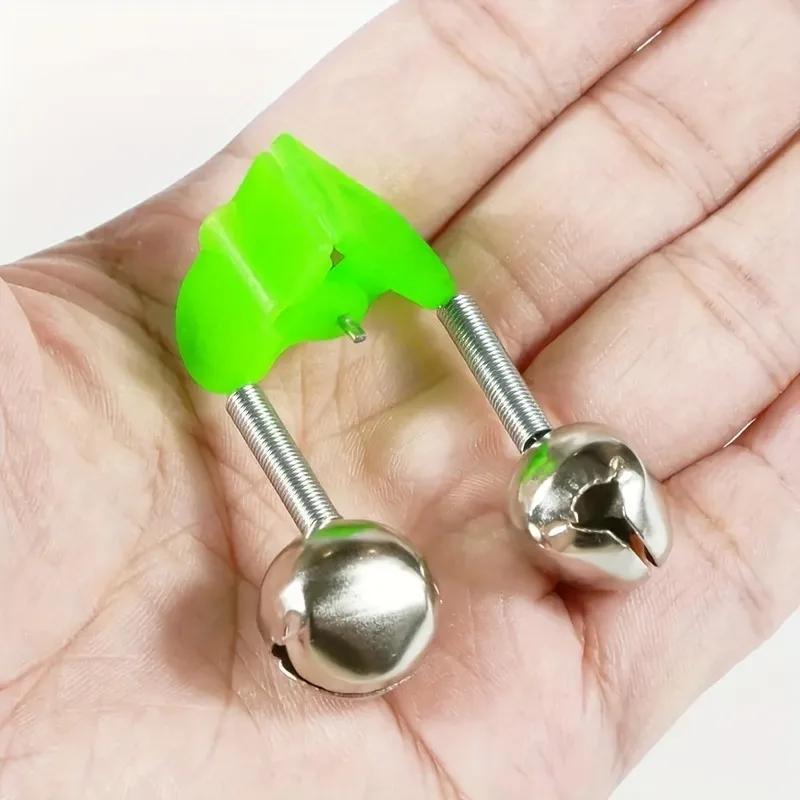 10 clips à grelot pour canne à pêche - Indicateurs sonores de touches pour pêche au coup