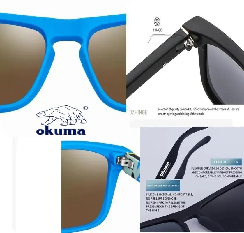 Lunettes de soleil polarisées Okuma UV400 - Pêche, chasse, vélo - Protection optimale outdoor