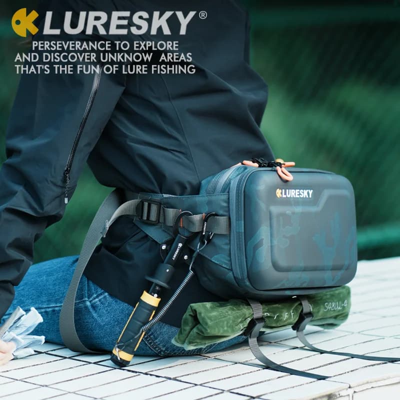 Sac pêche LURESKY étanche multifonction - Sac à dos, bandoulière et sac banane haut de gamme