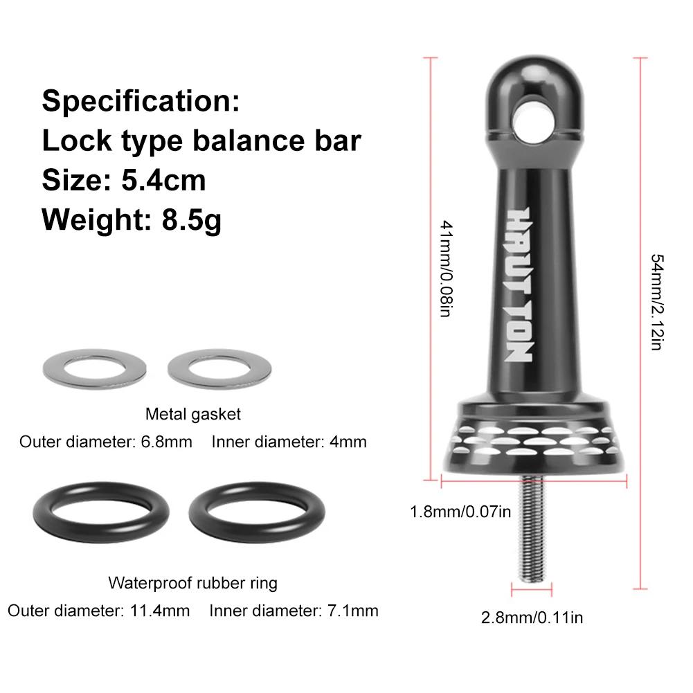 Support Stabilisateur Métal pour Moulinet Pêche Équilibre Léger Accessoire Protection Spinning