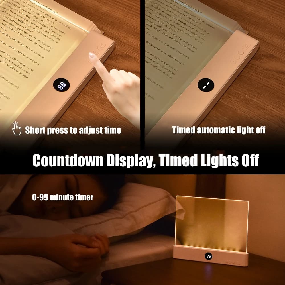 Lampe de lecture LED pour préparation de matériel de pêche nocturne - Protection des yeux USB