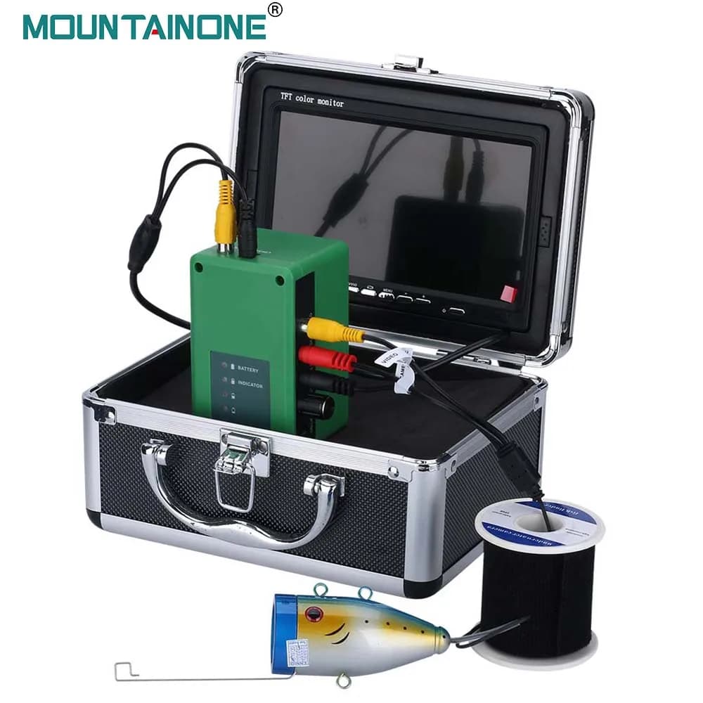 Finder pêche caméra sous-marine 7 pouces 1000TVL waterproof vidéo 30 lampes pêche glace accessoires France