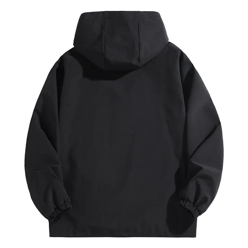 Veste bomber imperméable pour pêche - Taille 12XL - Coupe-vent avec capuche - Homme