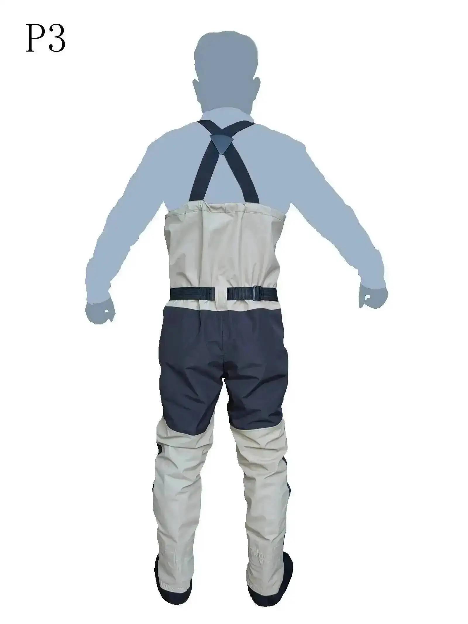 Waders néoprène pêche à la mouche enfants adultes - Bottes rapide séchage imperméables respirantes chasse rafting