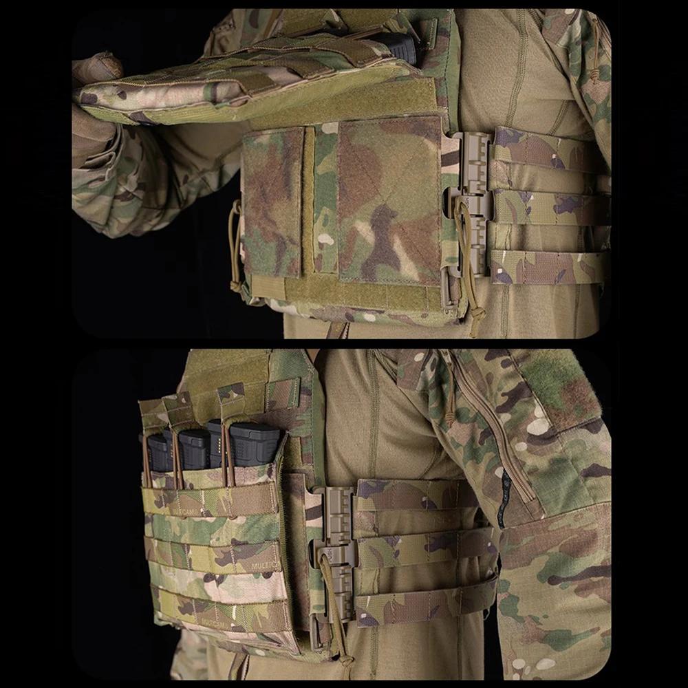 Kit 2 pièces boucles quick release pour gilet tactique LV119 AVS JPC et ceinture Molle pêche