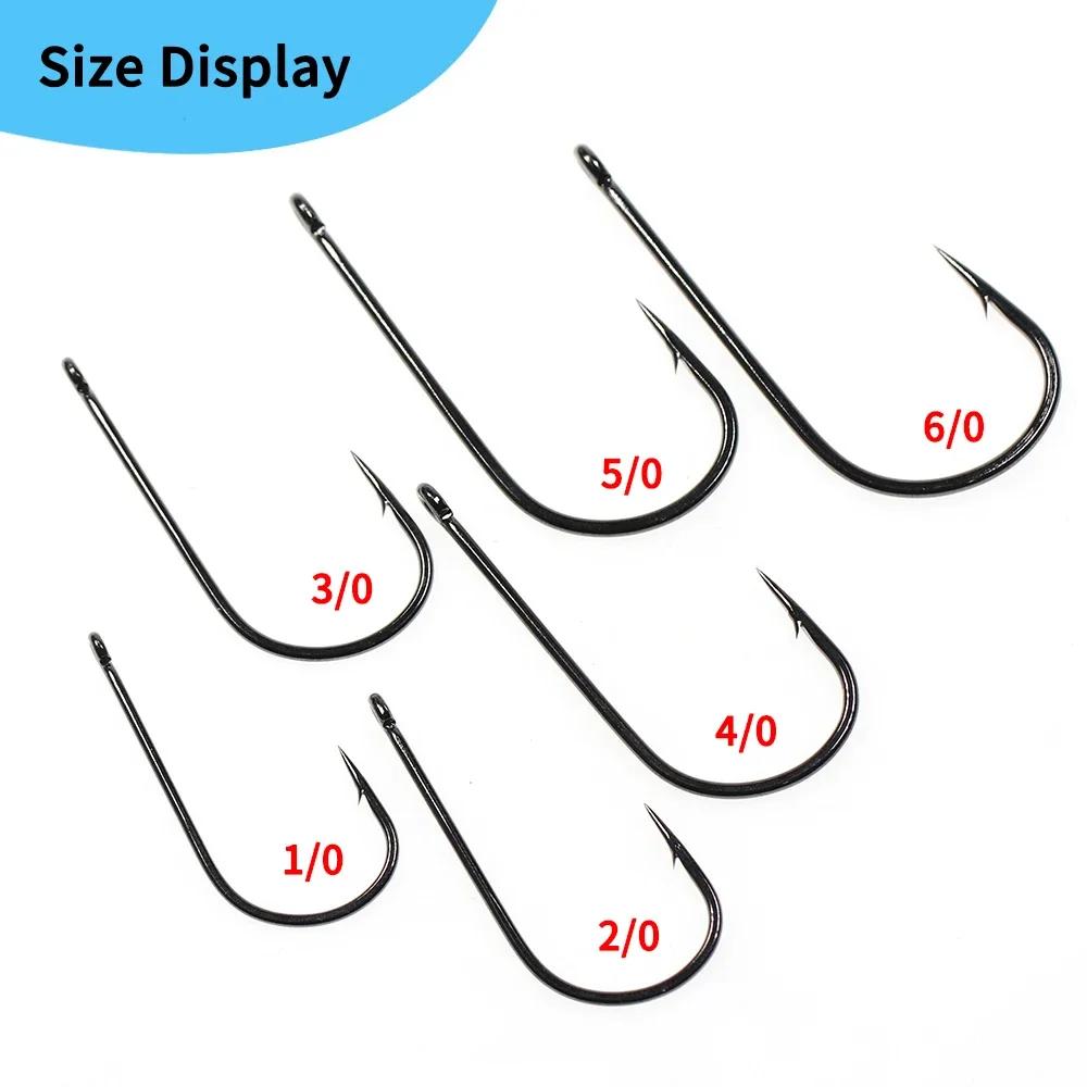Hameçons Aberdeen short shank wide mouth 1/0-8/0 2X strength pour pêche mer sabiki rigs