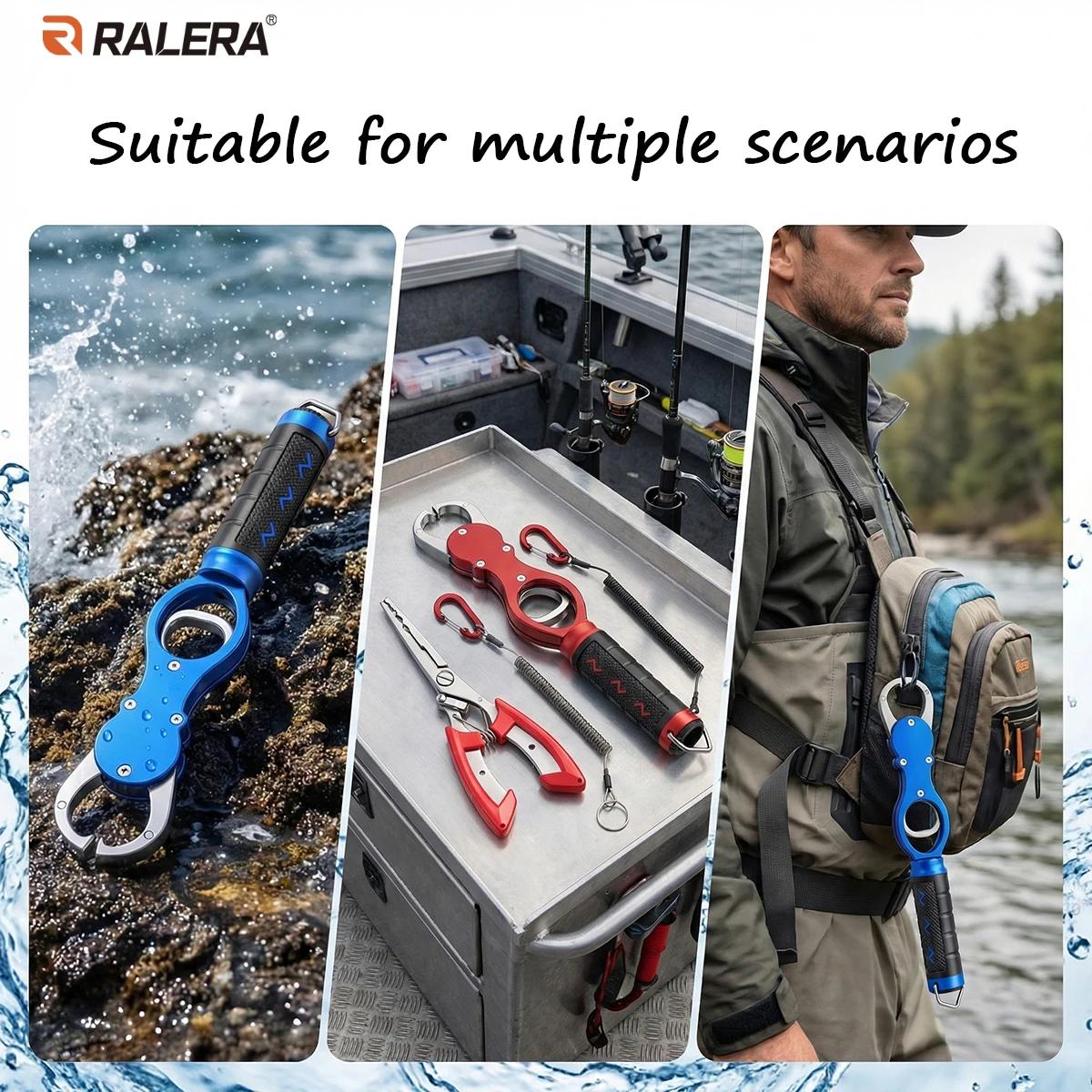 Pince à lèvres pour poisson avec balance 18kg en aluminium - Outil professionnel de pêche cadeau homme