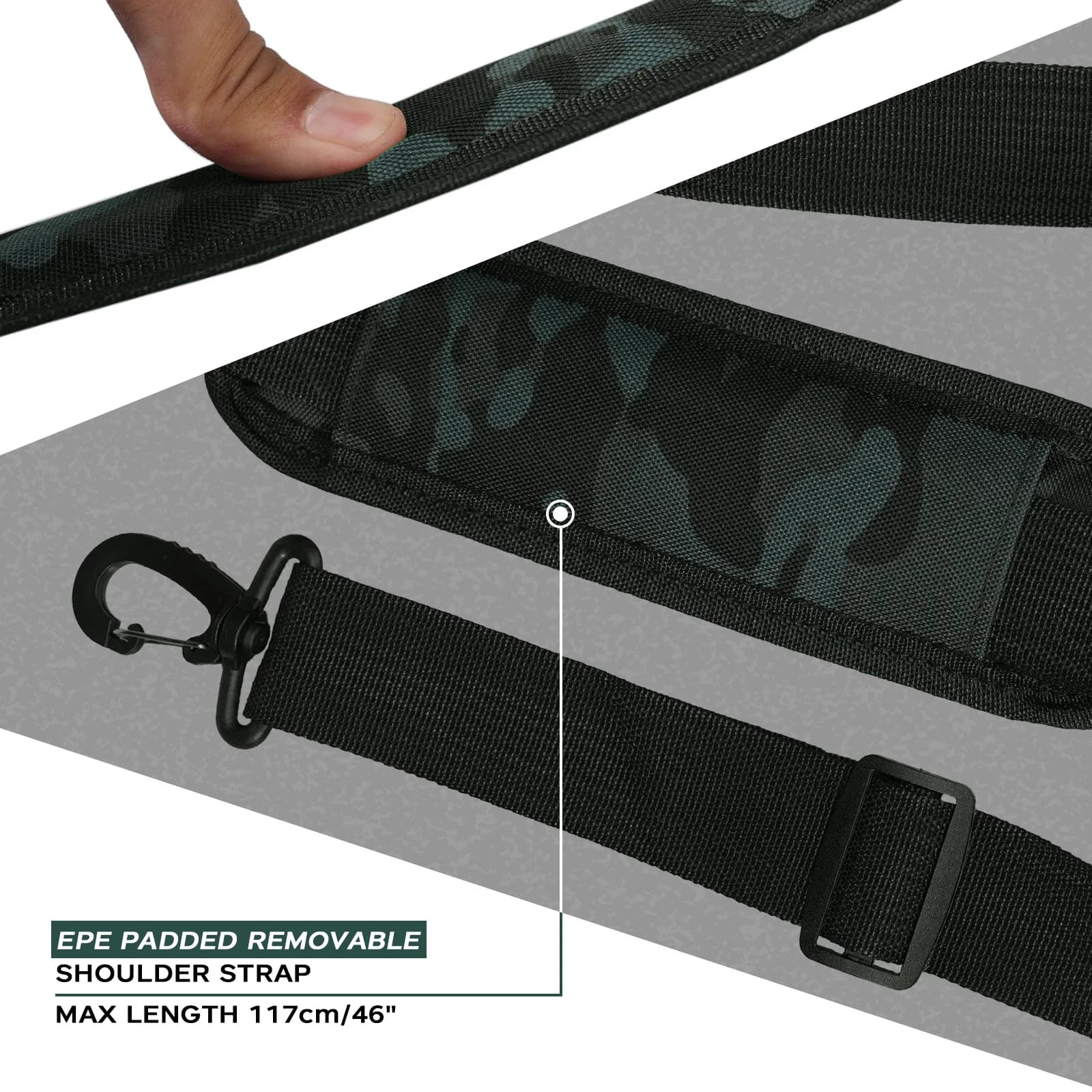 Sac de pêche SeaKnight SK003 22L étanche nylon multifonction sac à bandoulière extérieur 50x27x28cm