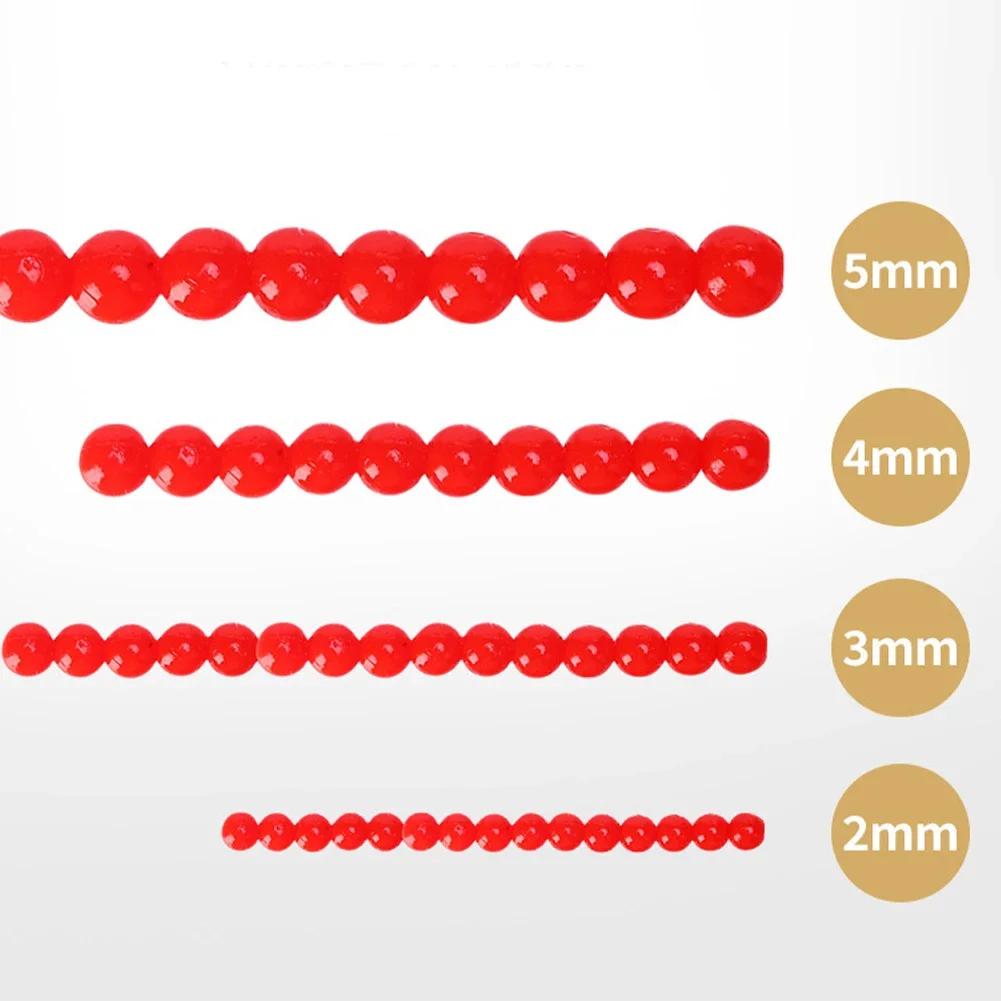Perles flottantes appât fraise 2-5mm - esches artificielles TPR pour carpe herbivore