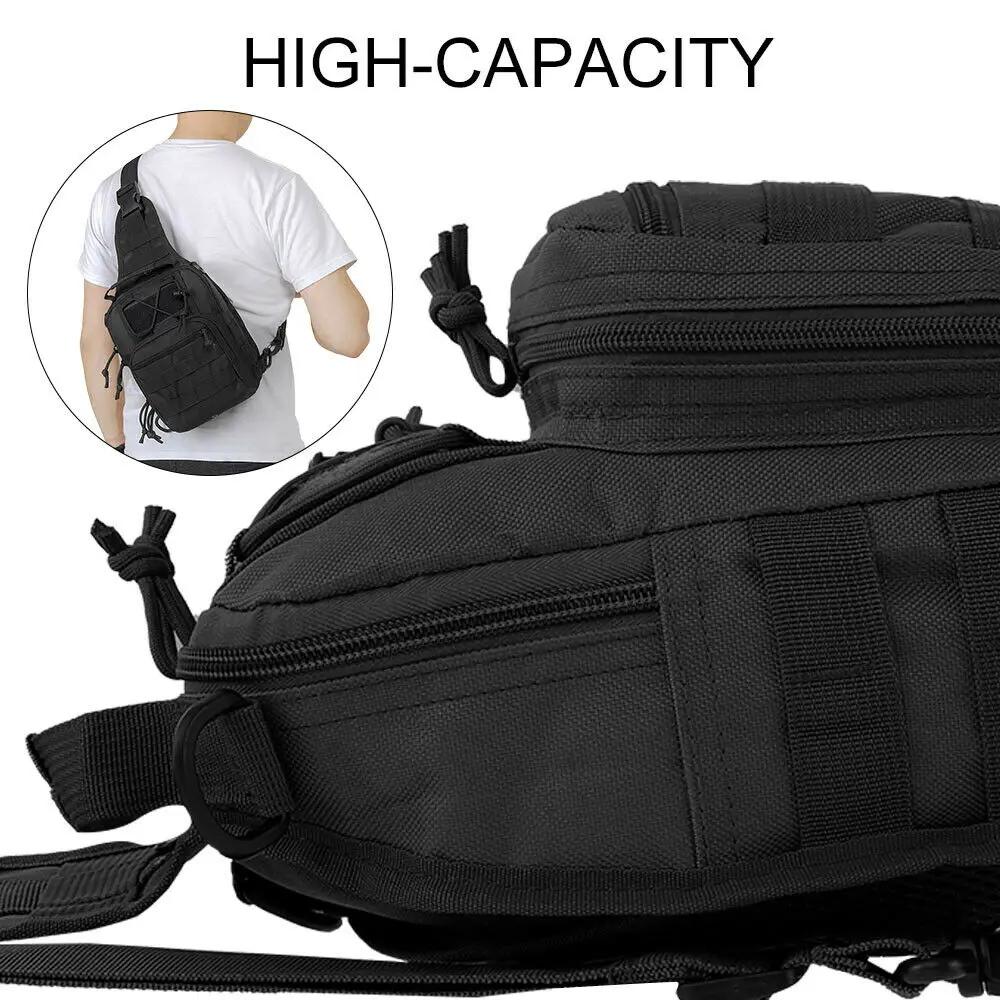 Sac bandoulière étanche homme pêche vélo sport outdoor - Sac poitrine crossbody imperméable