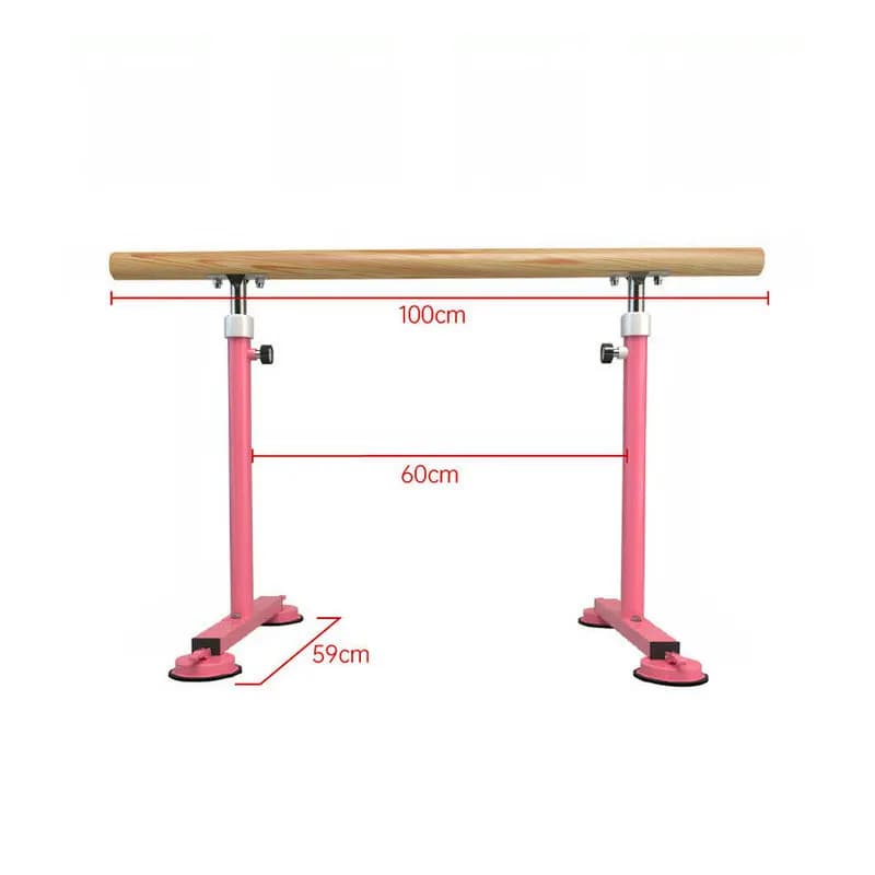 Barre de danse 1m pour appui jambe - Réglable 80-120cm pour pratique ballet et équilibre à domicile