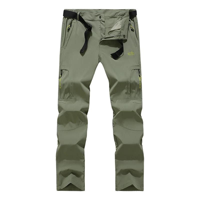Pantalon pêche été stretch imperméable 5XL séchage rapide - Léger technique poches zippées homme