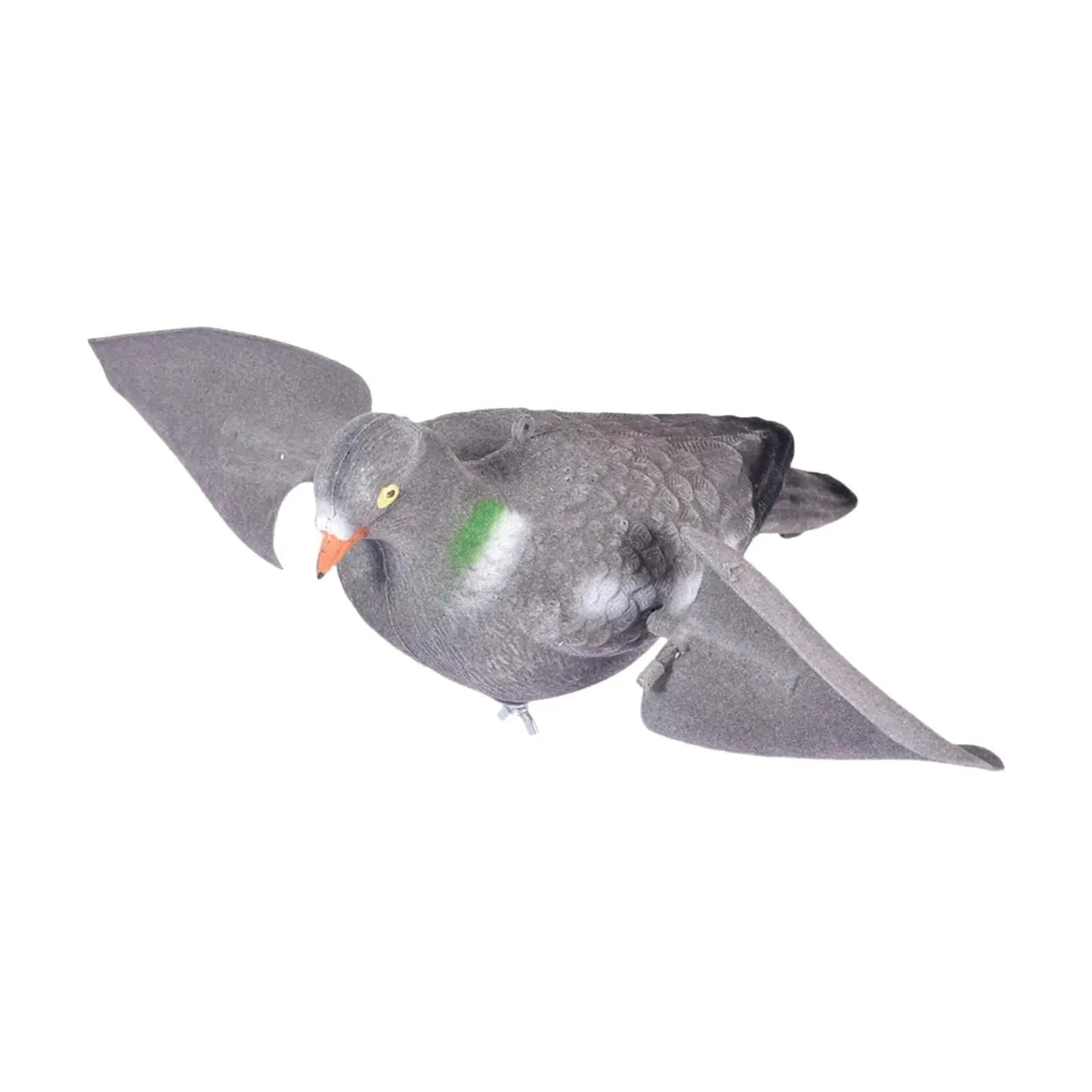 Leurre colombe ailes rotatives artificiel - Modèle pigeon pour festivals artisanat extérieur