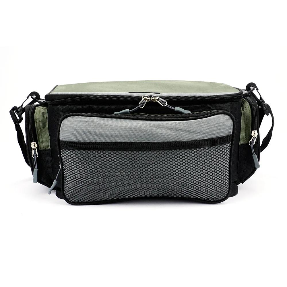 Grand sac pêche multifonction JSFUN Oxford : rangement moulinets et outils grande capacité