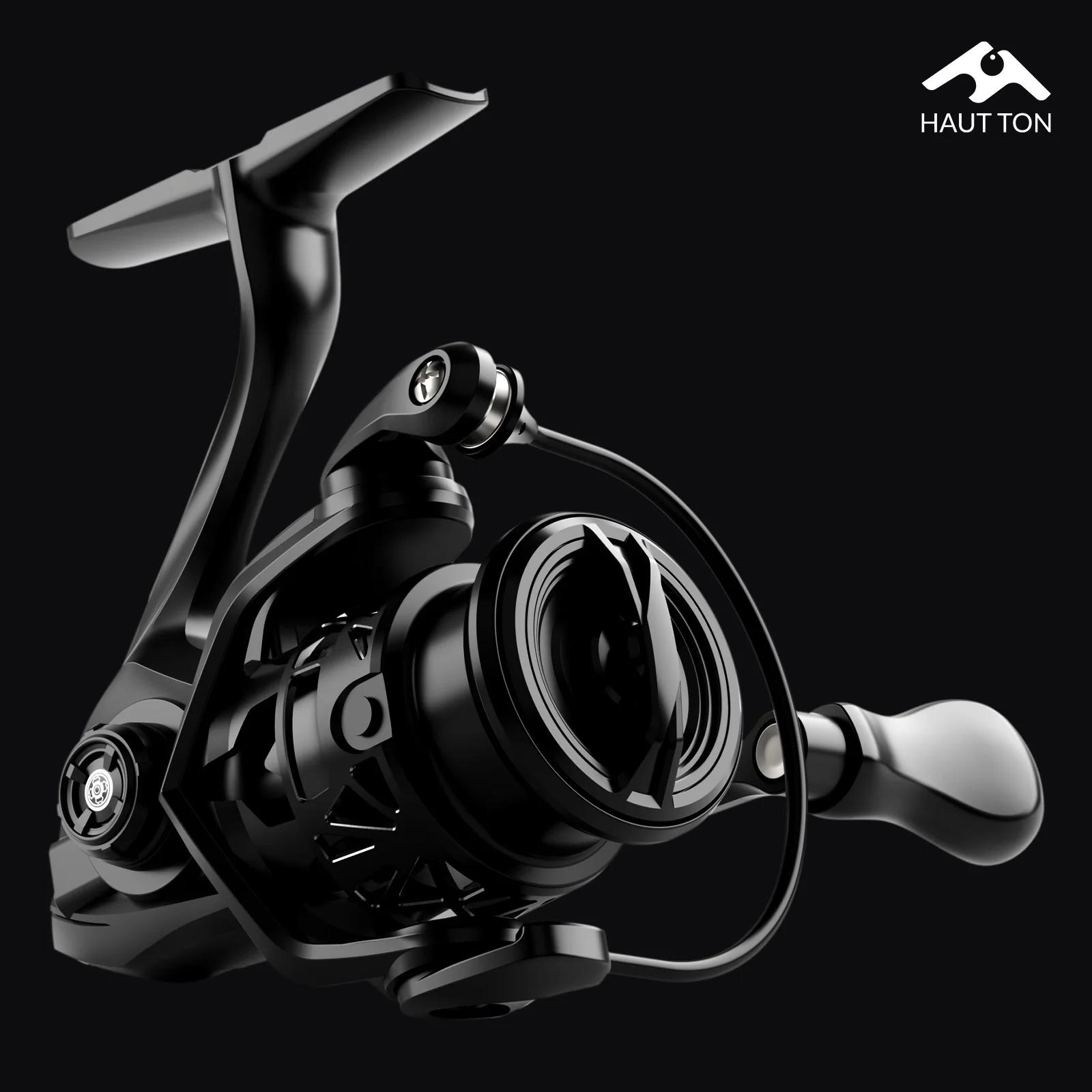 Moulinet spinning ultra-léger HAUT TON carbone 115g - 5+1 roulements pour pêche précise et sensible