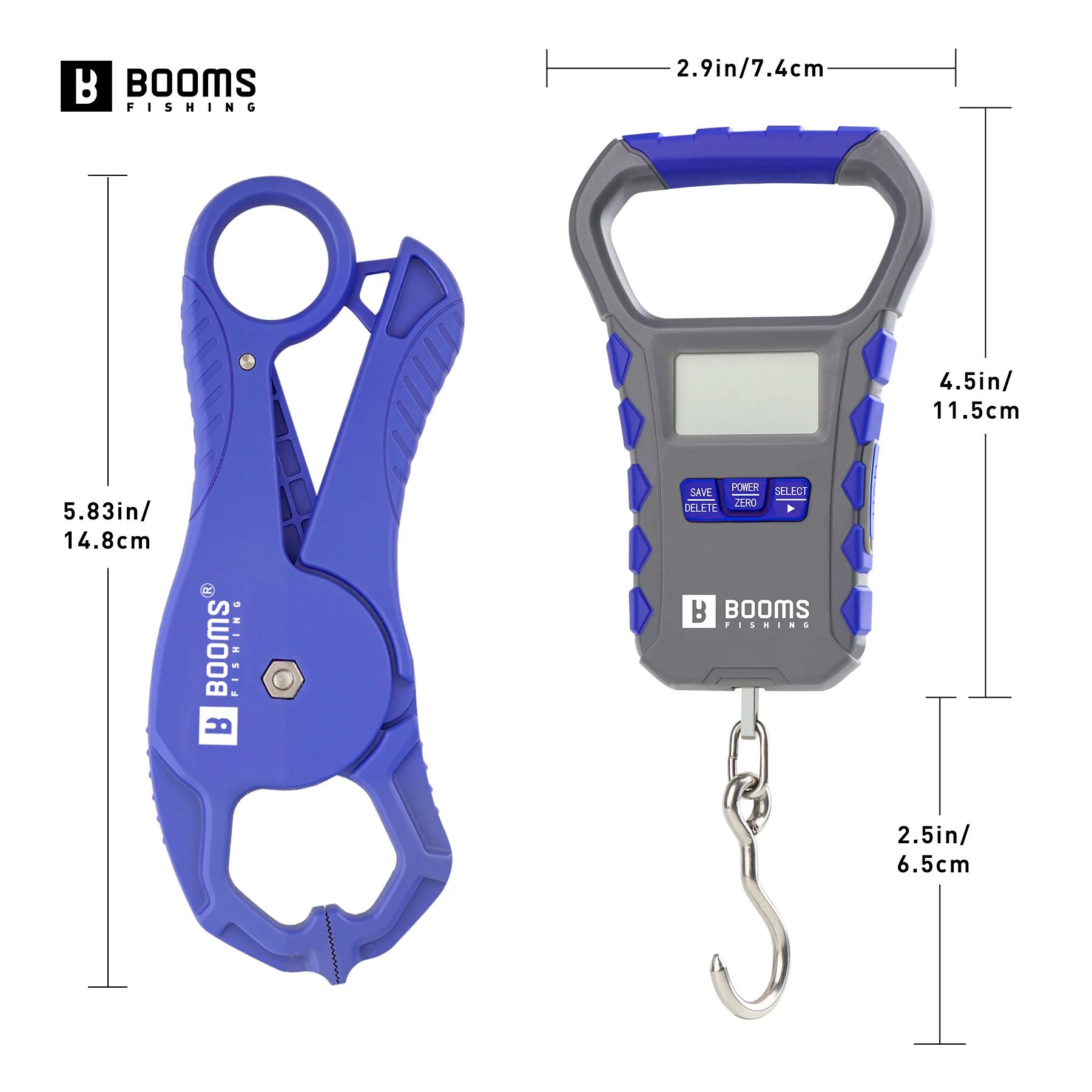 Booms Fishing Portable Fishing Gripper Lip Grip Digital Electronic Scale Fish Co