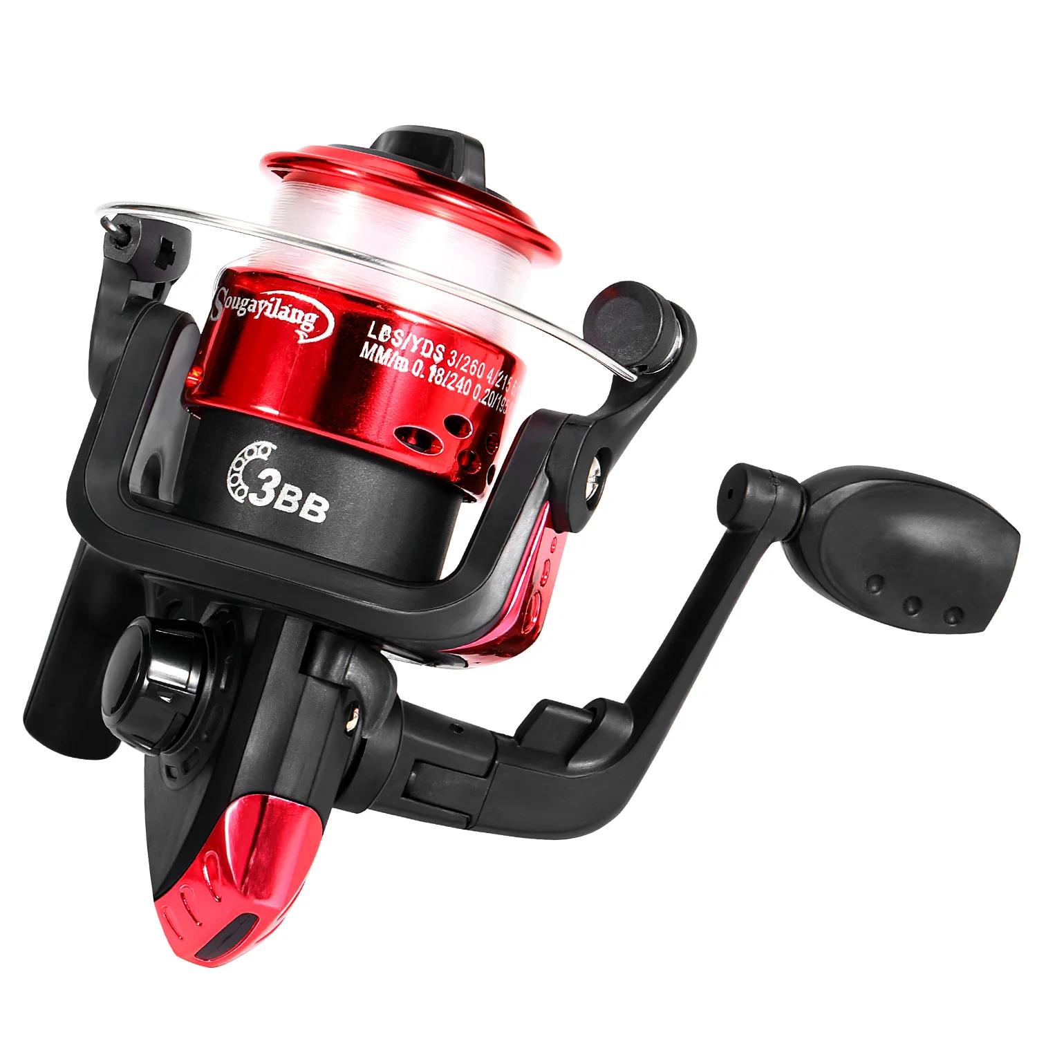 Moulinet spinning Sougayilang 10kg drag - Bobine aluminium renforcée pour pêche carpe et gros poissons
