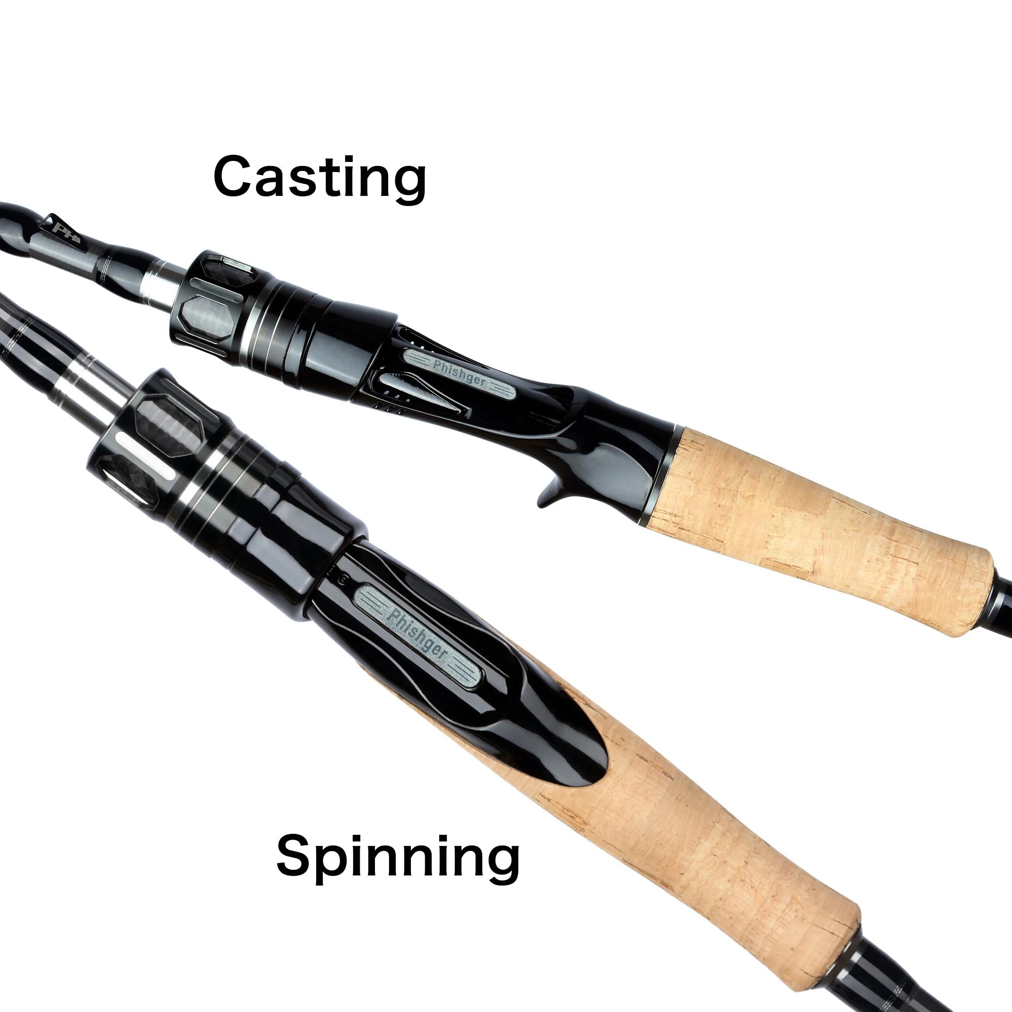 Canne spinning BIUTIFU Fuji T800 carbone 1.98-3.3m ML à H leurres 5-80g - canne casting rapide pêche