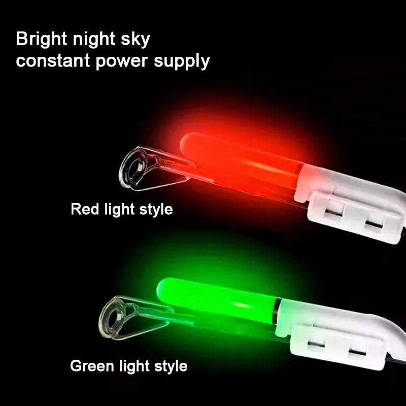 2 bâtons lumineux électroniques pêche nuit batterie rechargeable étanche tige télescopique clip