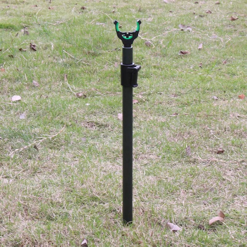 2 pièces supports de canne à pêche aluminium pod bankstick accessoires carpe pêche