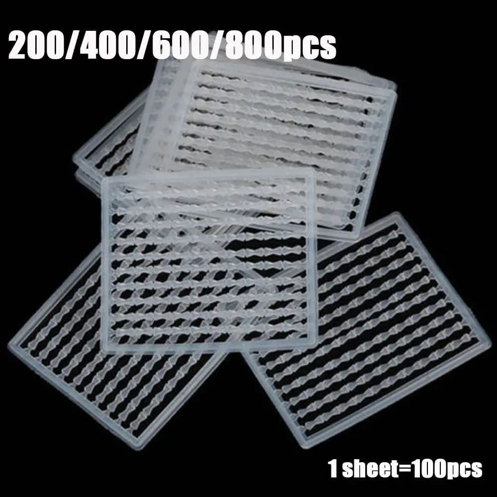 Stops à bouillettes TPR 200-800 pièces pour montages hair rig et pop-up en pêche carpe