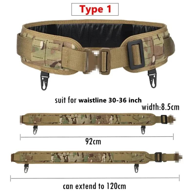 Ceinture taille tactique Molle pour war game paintball airsoft et équipement pêche sportive