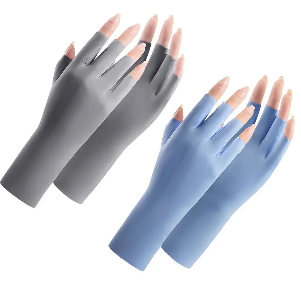 Gants protection UV manucure - Protection mains lampe LED gel vernis ongles