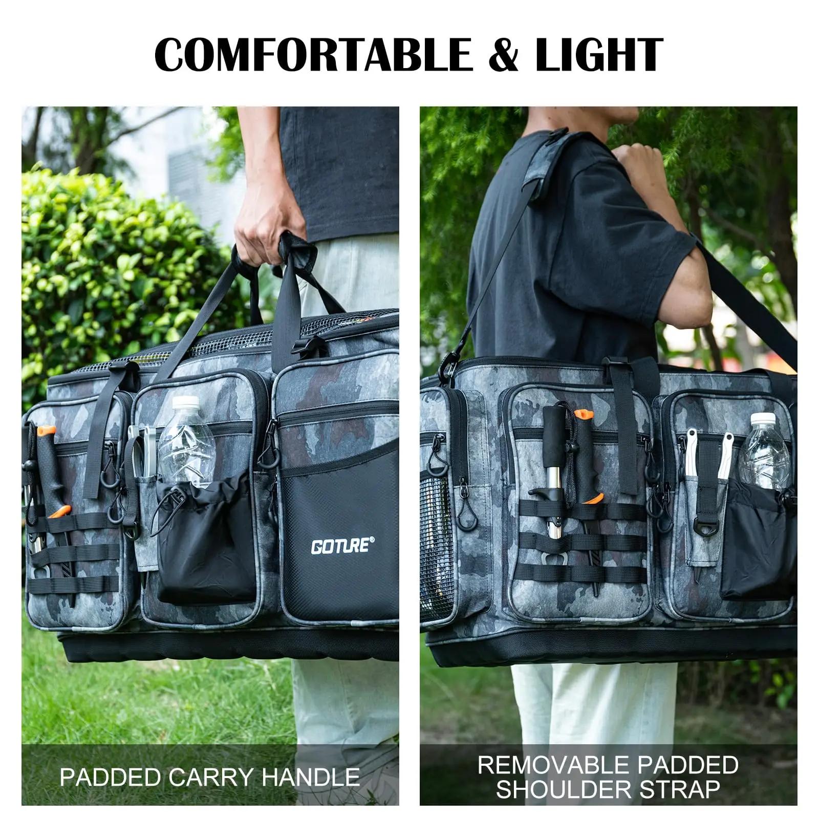 Sac étanche Goture grande capacité fond dur EVA - Rangement matériel pêche et camping outdoor