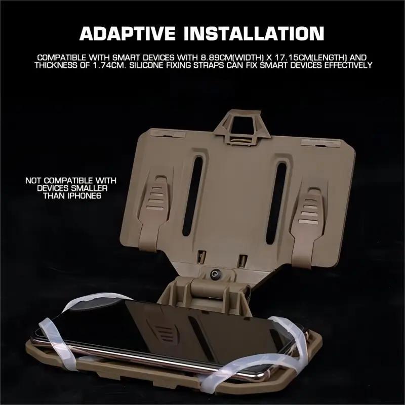 Support téléphone tactique MOLLE - Plateau pliant navigation pour pêche en kayak ou bordure