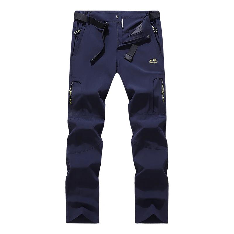 Pantalon pêche été stretch imperméable 5XL séchage rapide - Léger technique poches zippées homme