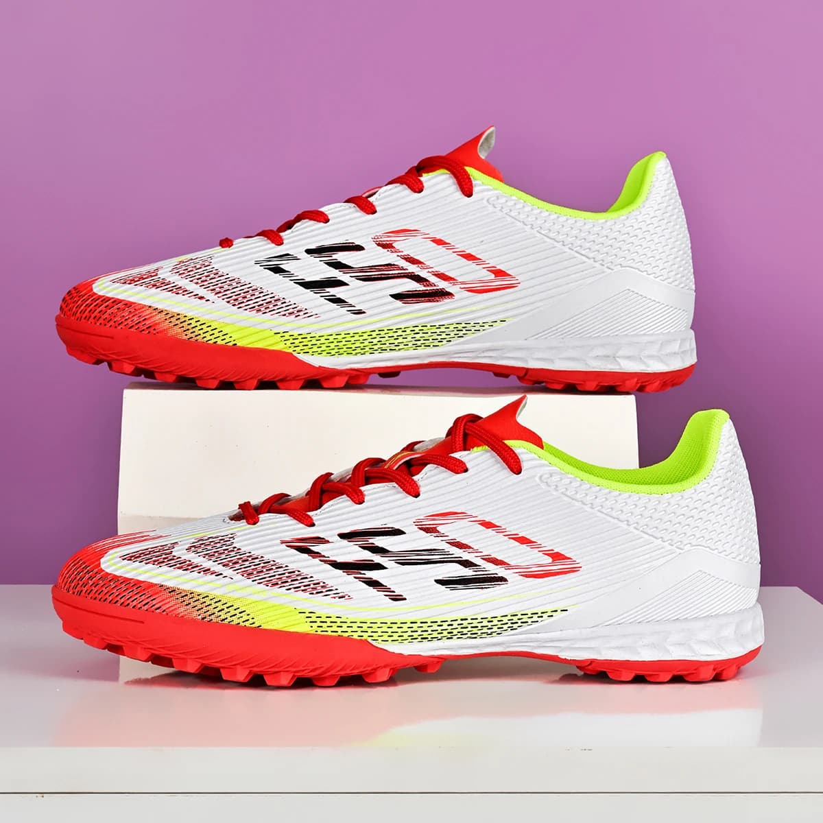 Chaussures de football homme TF à crampons brisés - Adhérence maximale et anti-dérapage toute saison