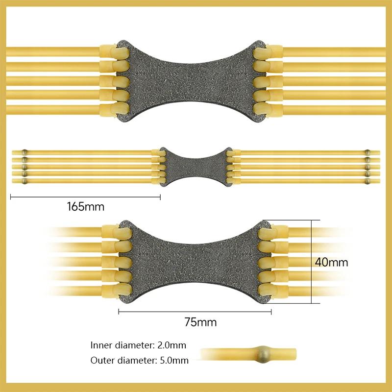 Bandes élastiques en latex naturel haute puissance - Équipement pour fronde de pêche et chasse sous-marine