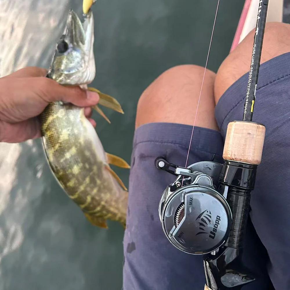 Moulinet de pêche Leydun Usopp ultraléger fibre de carbone 125g pour pêche en mer rocher plage rivière lac et eau douce