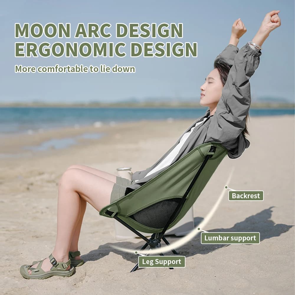Chaise pliante L01 Naturehike légère transportable - Siège randonnée pêche confort détente extérieur