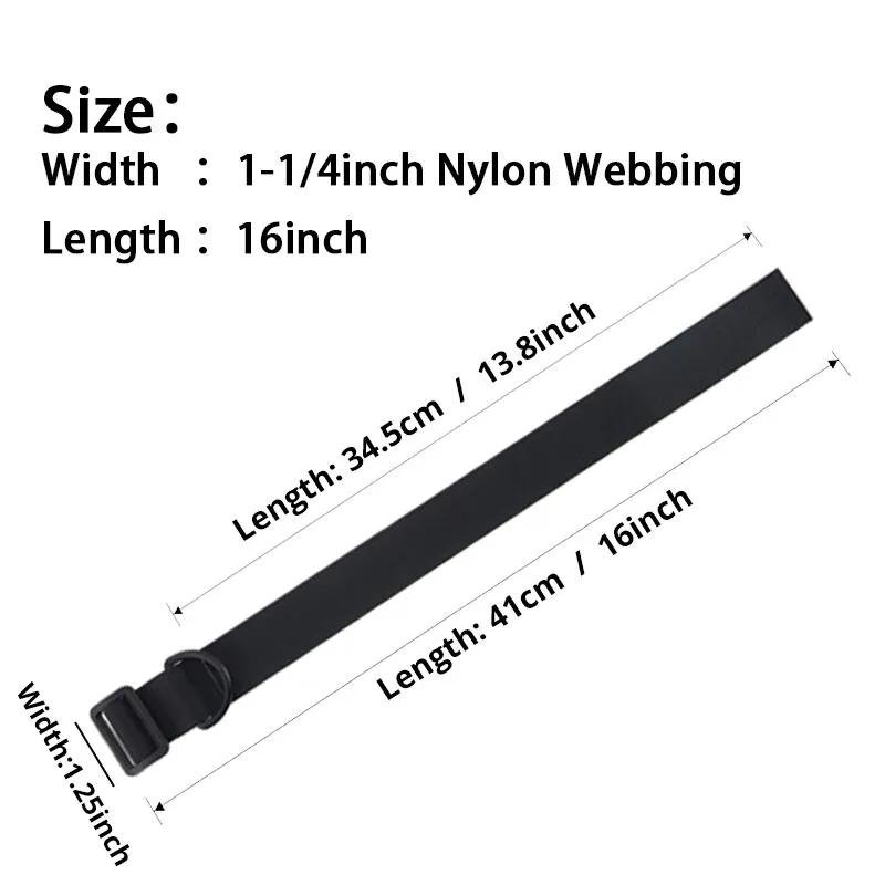 Adaptateur écharpe fusil anneau D nylon robuste noir fixation crosse pour pêche au fusil harpon