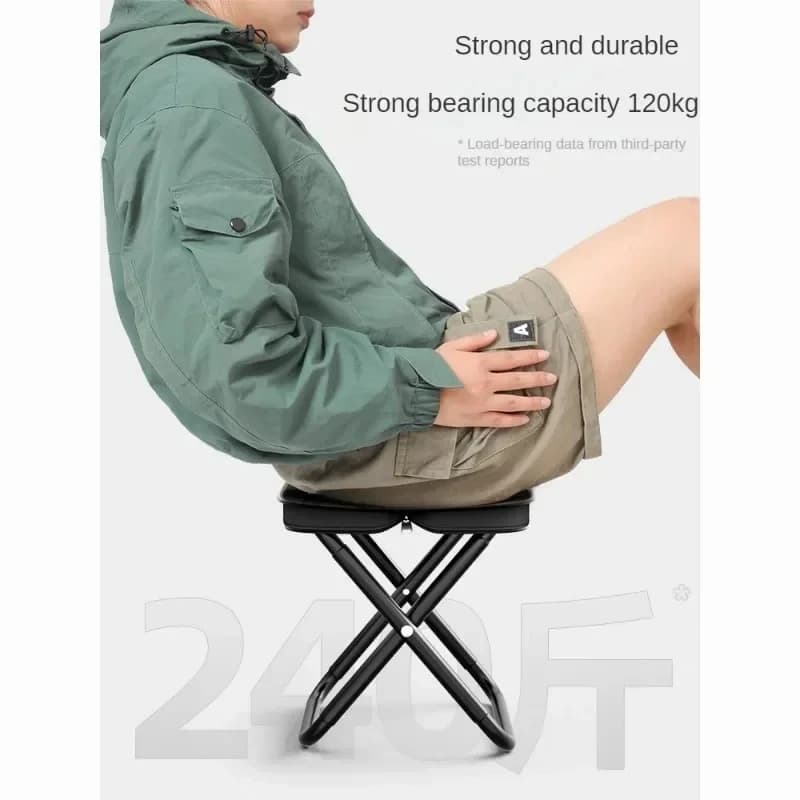 Chaise pliante multifonction ultralégère pour pêche, camping et voyages - Tabouret pliant accessoire pêche