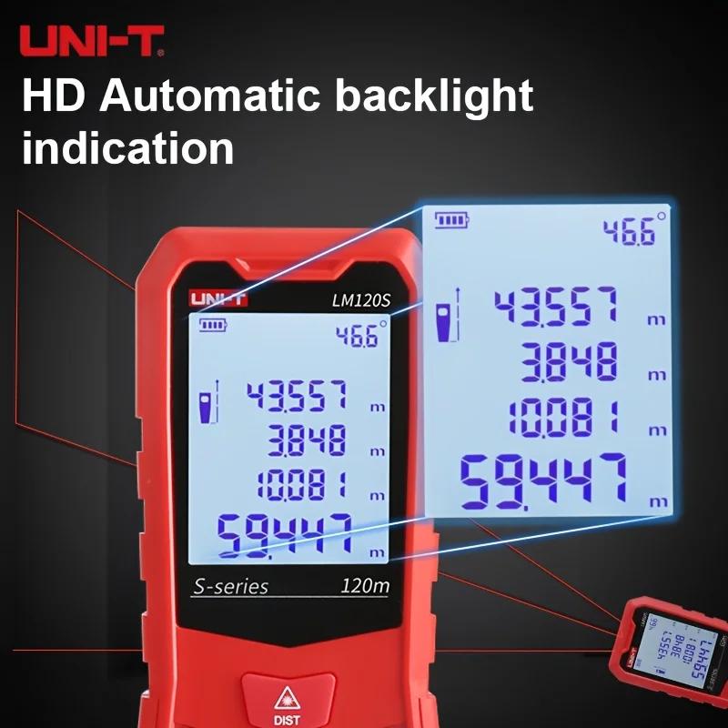 Télémètre laser UNI-T LM série 40-120m portable pour pêcheurs et techniciens extérieurs