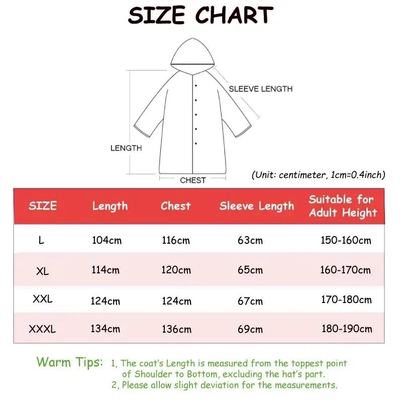 Imperméable longue pêche randonnée - Manteau pluie étanche homme femme capuche - Vêtement extérieur