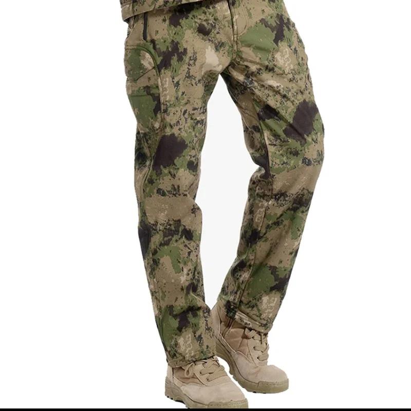 Pantalon de chasse camouflage TAD peau de requin imperméable coupe-vent randonnée alpinisme
